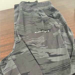Alphalete black camo joggers